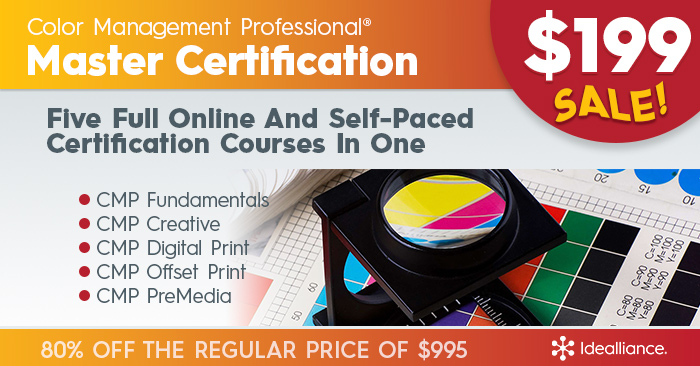 Color Management Professional Master Certification Course On Sale from Idealliance