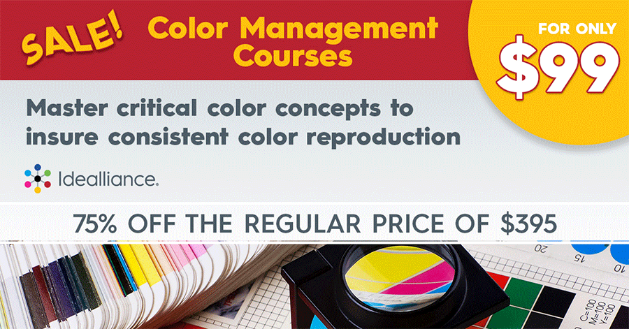 Color Management Professional Courses On Sale from Idealliance